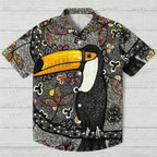 Toucan Tribal Dot Art  Hawaiian Shirt