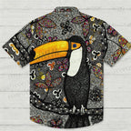 Toucan Tribal Dot Art  Hawaiian Shirt