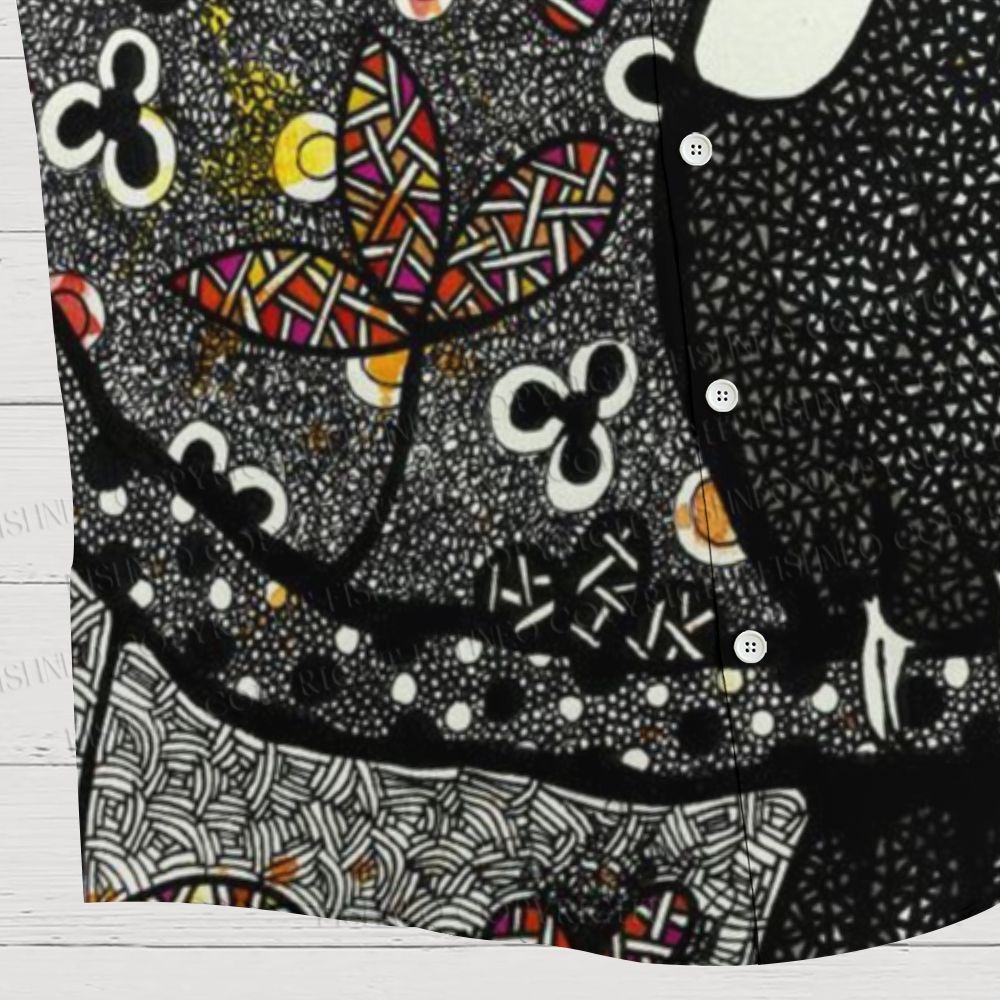 Toucan Tribal Dot Art  Hawaiian Shirt