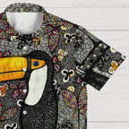 Toucan Tribal Dot Art  Hawaiian Shirt