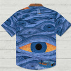 Starry Night Big Eye Surreal  Hawaiian Shirt