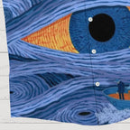 Starry Night Big Eye Surreal  Hawaiian Shirt