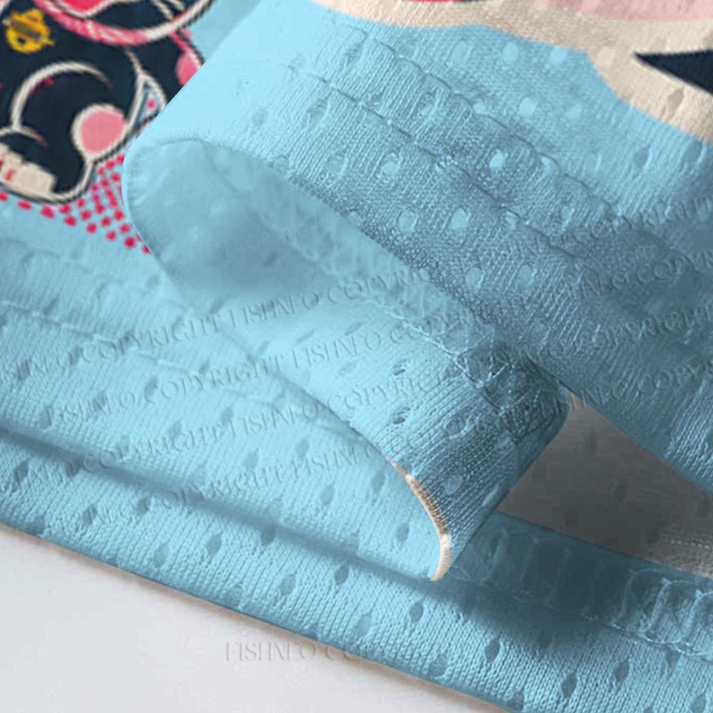 Oni Neko Printed Jersey Shirts