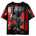 Berserk Guts Printed Jersey Shirts