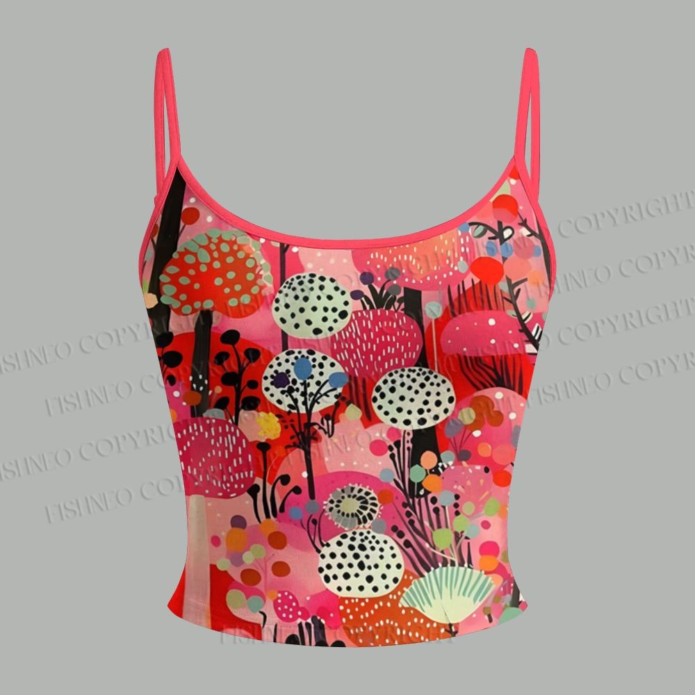 Yayoi Kusama Polka Dot Forest Top & Elasticated Trousers Two-Piece Set