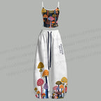 Yayoi Kusama Mushroom Top & Elasticated Trousers Two-Piece Set