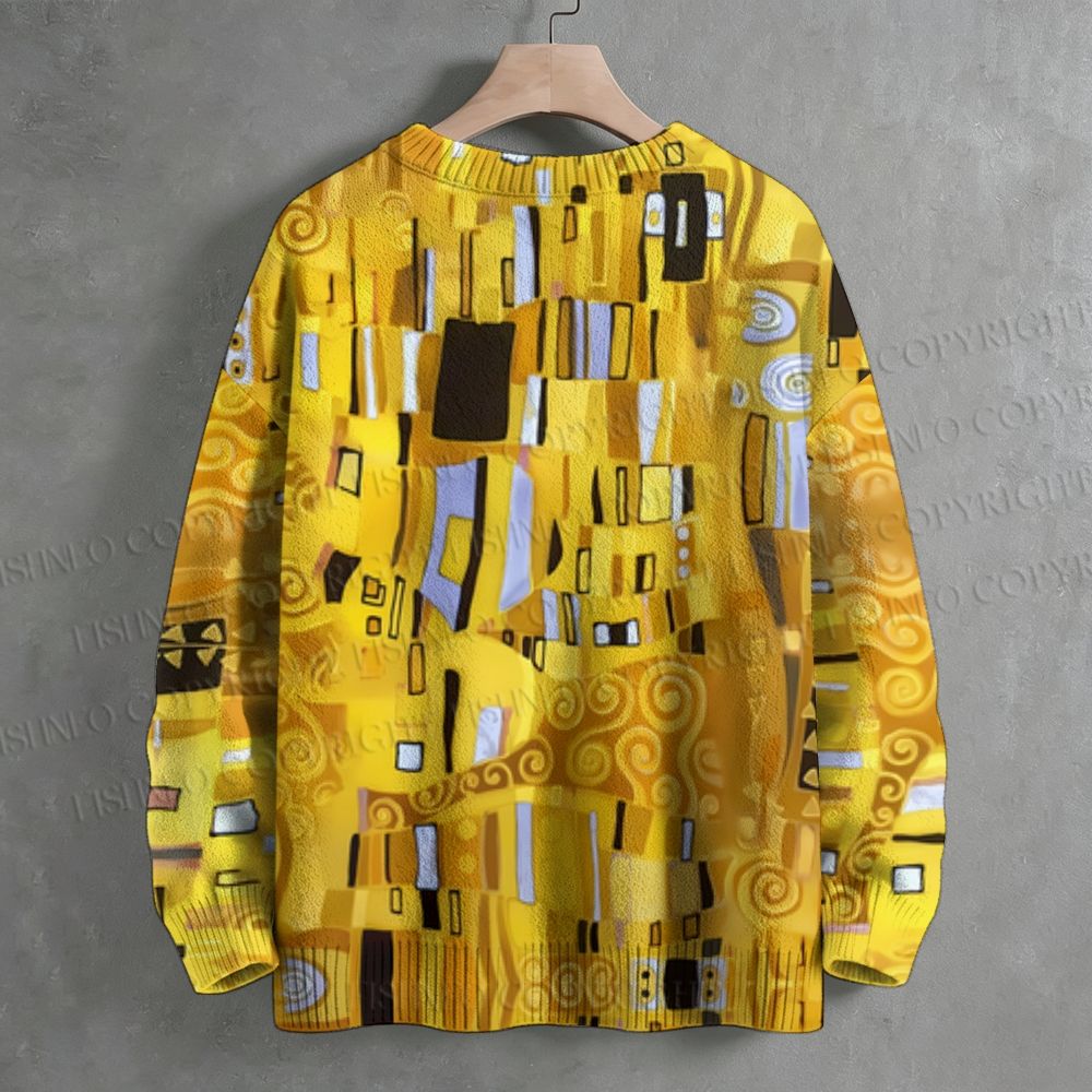 Klimt Art Crew Neck Sweater