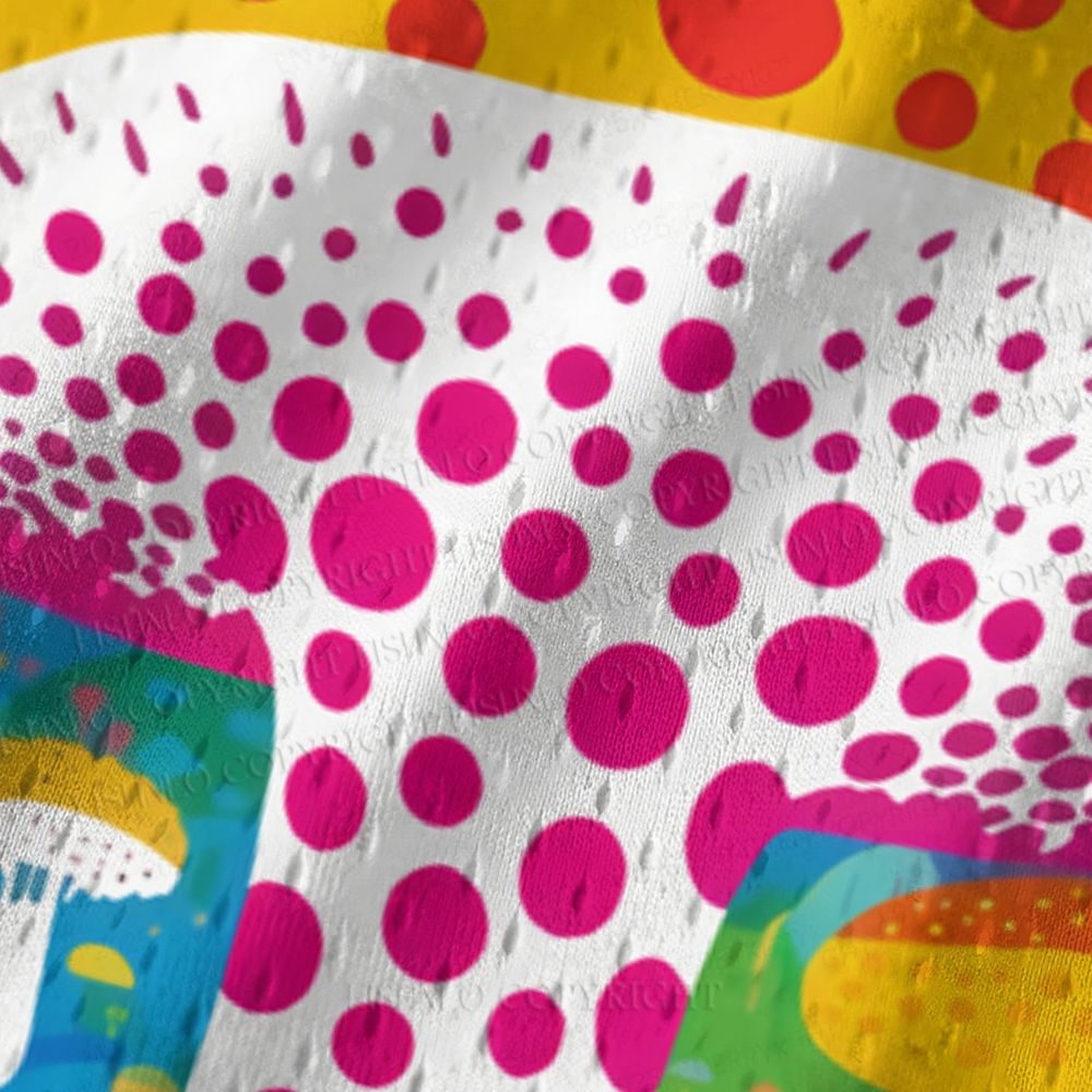 Japanese Yayoi Kusama Style Mushroom Jersey Tank