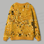 Klimt Art Ugly Cardigan Sweater