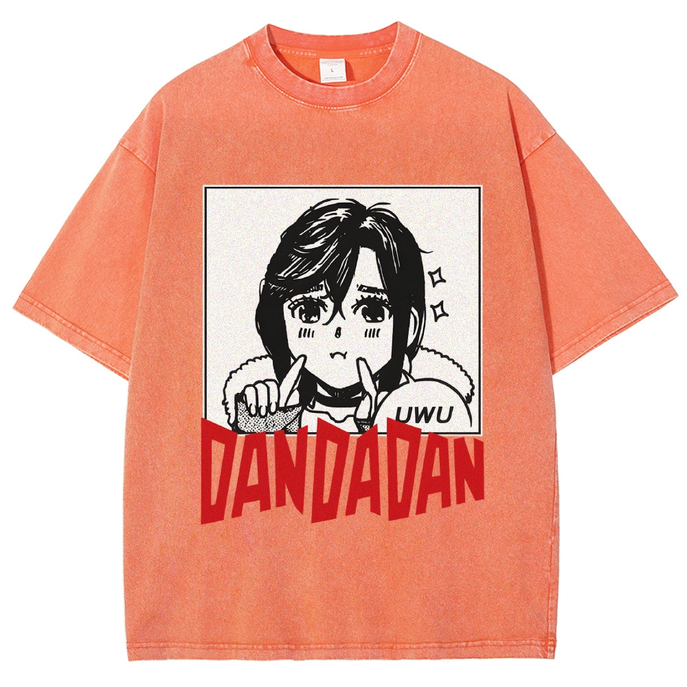 Japan Anime Character Momo Ayase Vintage Washed T-shirt