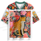 Panther in Flowers Jersey Shirts