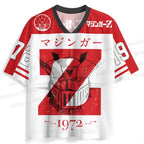 Mazinger Z in Red Jersey Shirts
