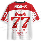 Mazinger Z in Red Jersey Shirts
