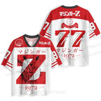 Mazinger Z in Red Jersey Shirts