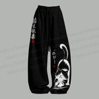 Ramen Cat Top & Elasticated Trousers Two-Piece Set