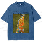 Unisex Klimt Hope Woman Printed Washed Tee