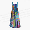 Yayoi Kusama Mushroom Art Maxi Dresses