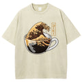 Coffee Wave Washed T-Shirt