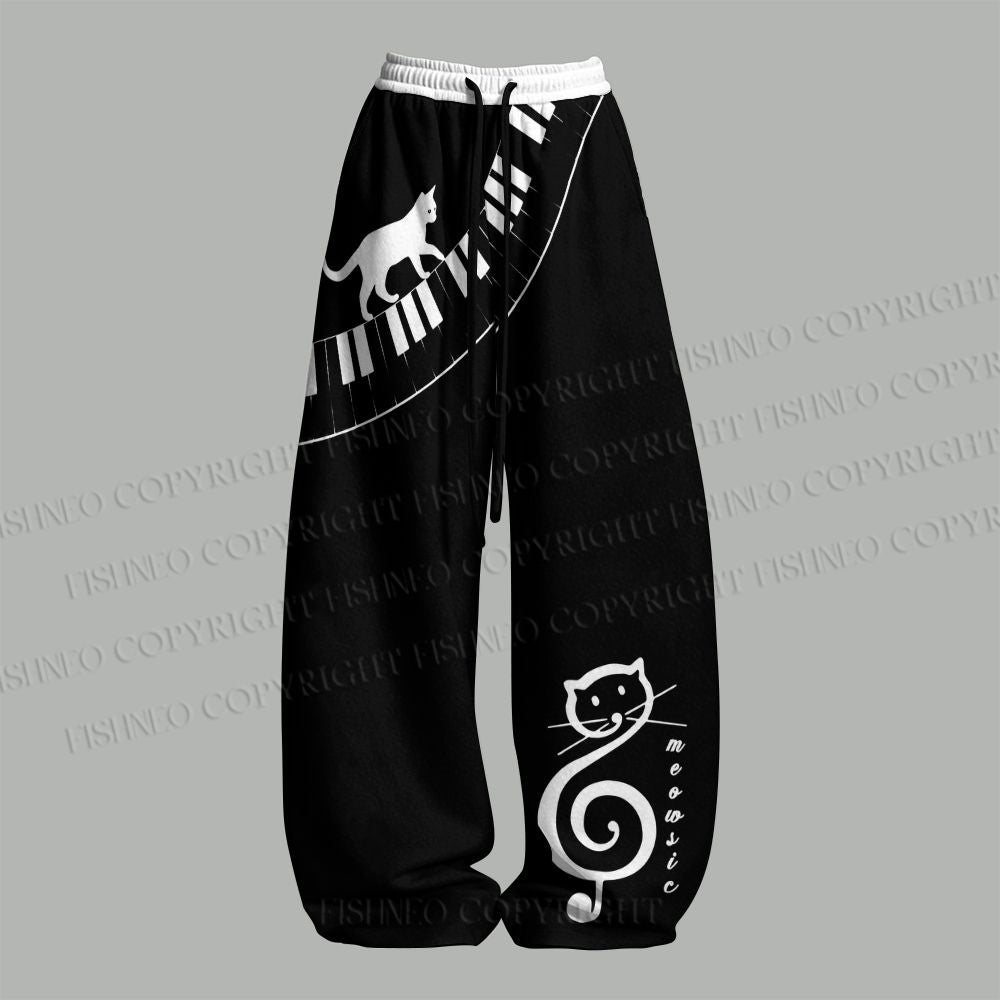 Cool Cat Jazz Club Top & Elasticated Trousers Two-Piece Set
