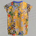 Men's Klimt Funny Cow Sleeveless Tank Top & Elasticated Trousers pants Two-Piece Streetwear Set