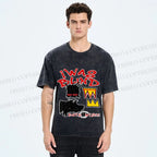 Unisex Jean-Michel Basquiat I Was Blind Printed Washed Tee