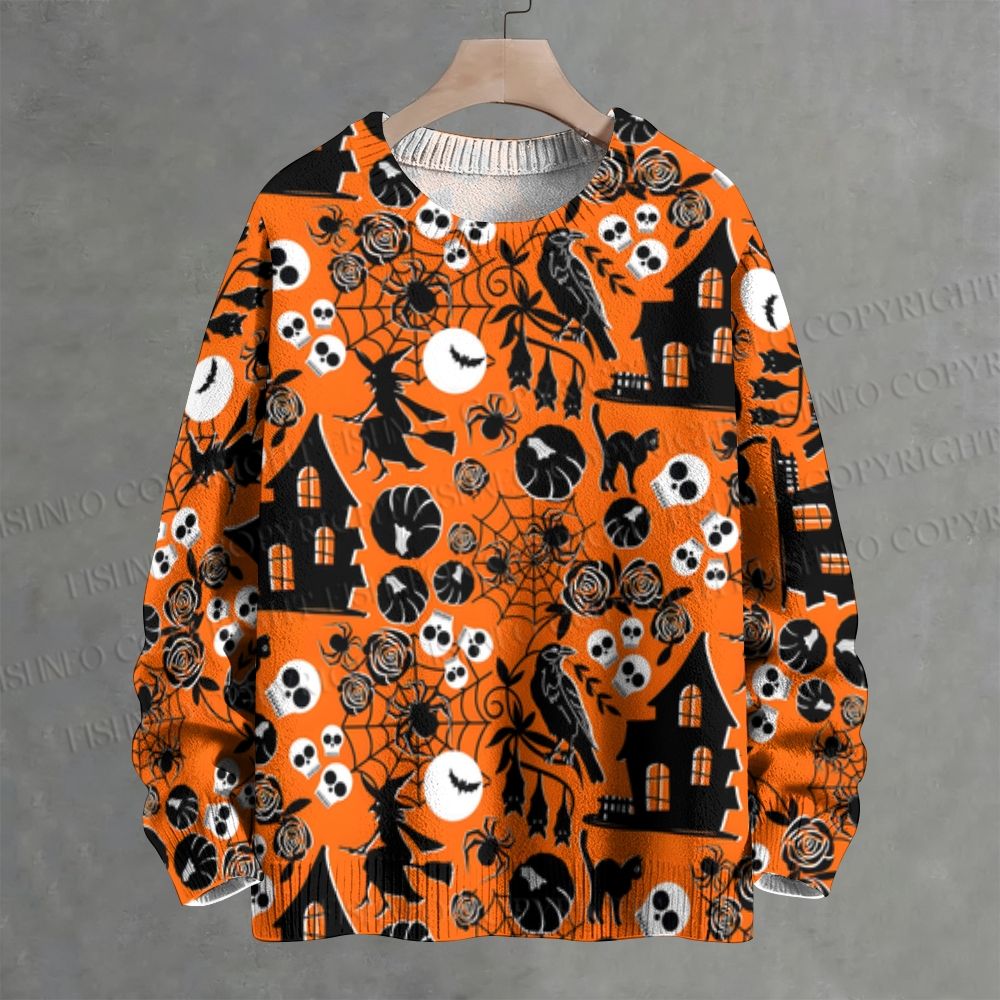 Halloween Crew Neck Sweater