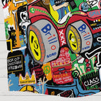 Jean-Michel Basquiat Graffiti Hawaiian Shirt