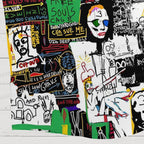 Jean-Michel Basquiat Graffiti Hawaiian Shirt
