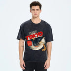 Unisex Tsukiji Fish Market Printed Washed Tee