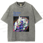 Unisex Klimt Die Jungfrau Printed Washed Tee
