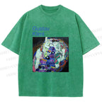 Unisex Klimt Die Jungfrau Printed Washed Tee