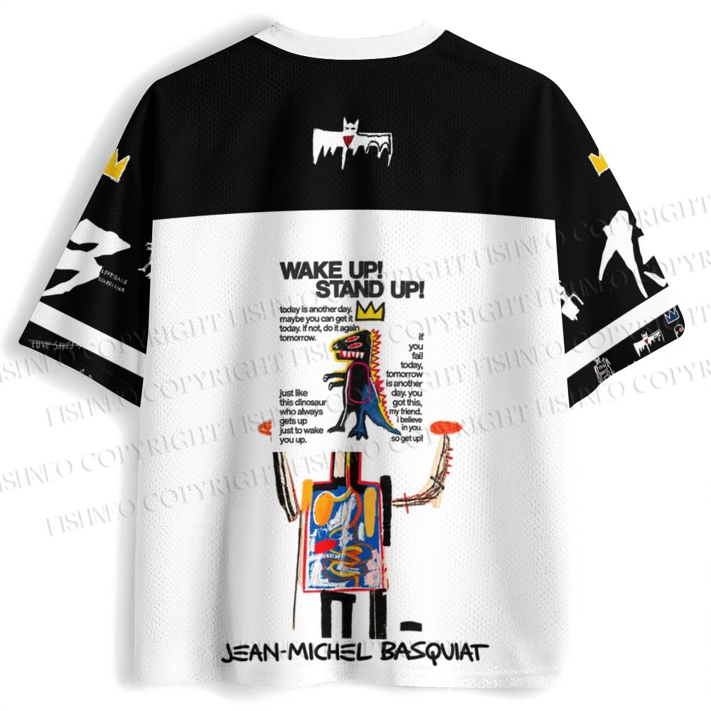 Jean-Michel Basquiat Dinosaur Jersey Shirts