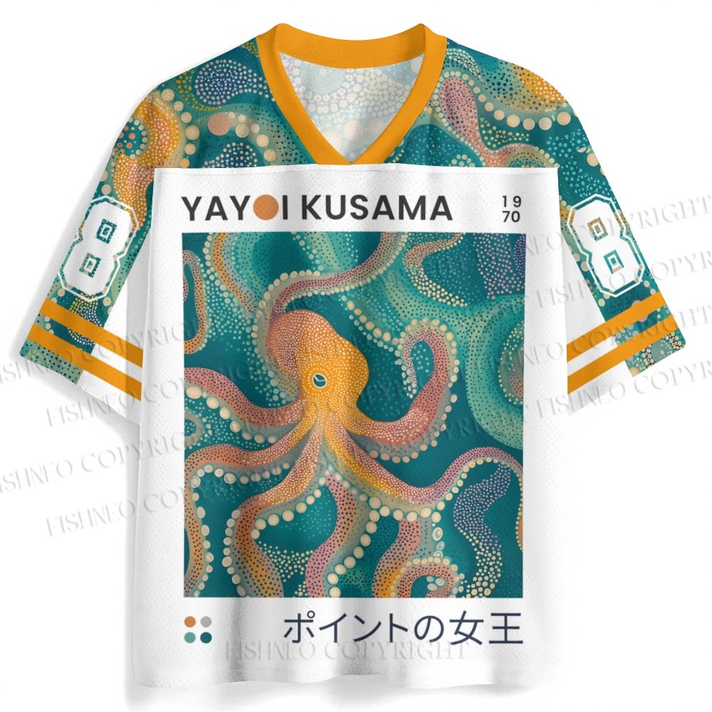 Yayoi Kusama Octopus Jersey Shirts