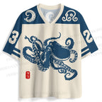 Octopus Japanese Style  Jersey Shirts