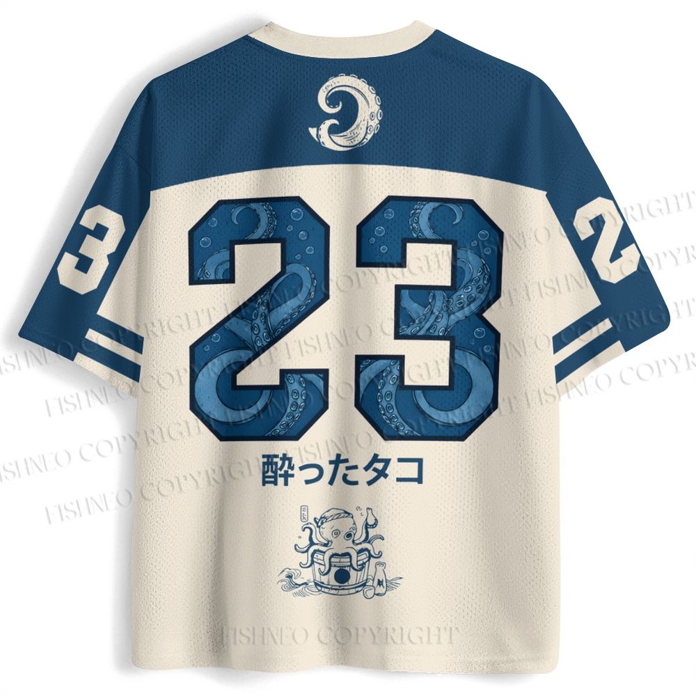 Octopus Japanese Style  Jersey Shirts