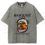 Unisex Jean-Michel Basquiat Untitled (Head) Printed Washed Tee