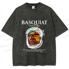 Unisex Jean-Michel Basquiat Untitled (Head) Printed Washed Tee