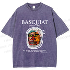 Unisex Jean-Michel Basquiat Untitled (Head) Printed Washed Tee