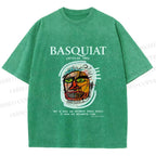 Unisex Jean-Michel Basquiat Untitled (Head) Printed Washed Tee