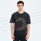 Unisex School of Anchovies Japanese Art Style Printed Washed Tee