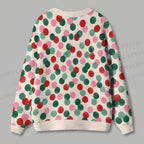 Christmas Dots Ugly Cardigan Sweater