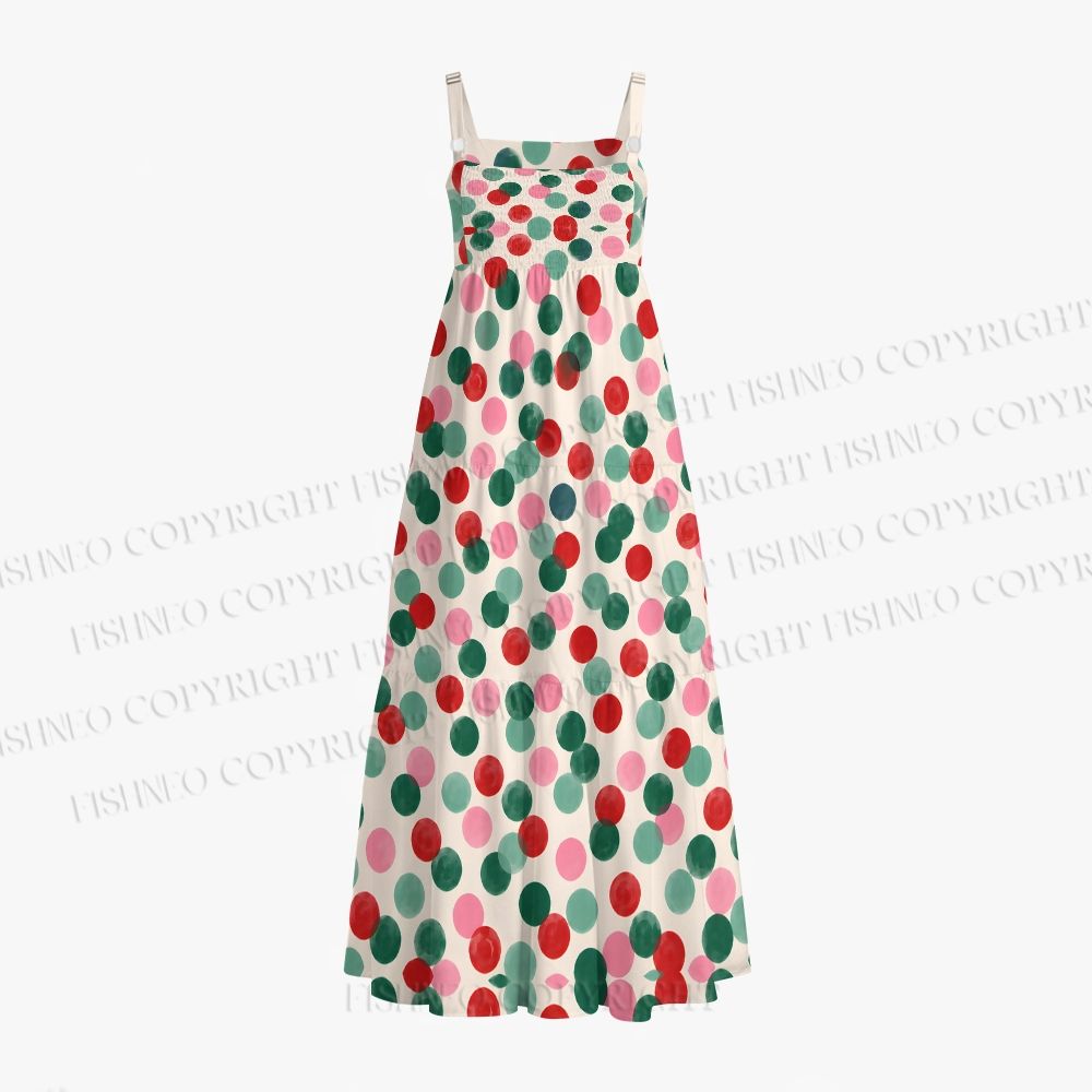 Christmas Dots Maxi Dresses
