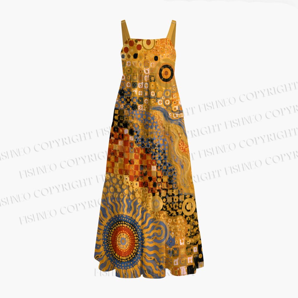 Klimt Art Maxi Dresses