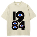 1984 Eyes Abstract Minimalist Vintage Washed T-shirt