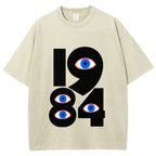 1984 Eyes Abstract Minimalist Vintage Washed T-shirt