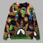 Cosmic Spirit Ugly Cardigan Sweater