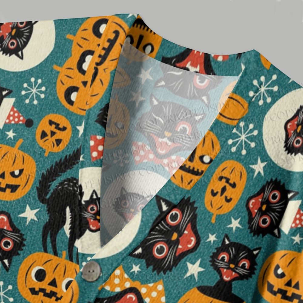 Haunted Night Ugly Cardigan Sweater