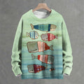 A Whale Family Crew Neck Sweater