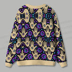 Mystic Hands Ugly Cardigan Sweater