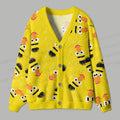 Happy Bee Ugly Cardigan Sweater
